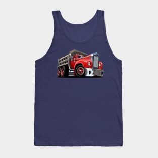 Cartoon truck Tank Top